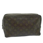 Pre-owned Canvas clutches Louis Vuitton Vintage , Brown , Dames