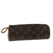 Pre-owned Canvas pouches Louis Vuitton Vintage , Brown , Dames