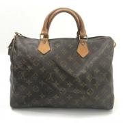 Pre-owned Canvas handbags Louis Vuitton Vintage , Brown , Dames