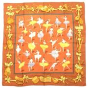 Pre-owned Silk scarves Hermès Vintage , Multicolor , Dames