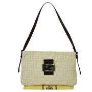 Pre-owned Canvas fendi-bags Fendi Vintage , Beige , Dames