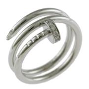 Pre-owned White Gold rings Cartier Vintage , Gray , Dames