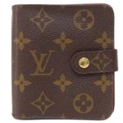 Pre-owned Canvas wallets Louis Vuitton Vintage , Brown , Dames