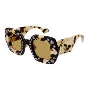 Hollywood Collection Swarovski Zonnebril Gucci , Black , Dames