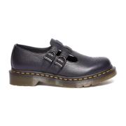 Virginia Leren Kinderwagen Dr. Martens , Black , Dames