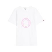 Oscar white logo pink T-shirt Ines De La Fressange Paris , White , Dam...