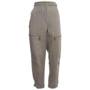 Pre-owned Denim bottoms Fendi Vintage , Gray , Dames