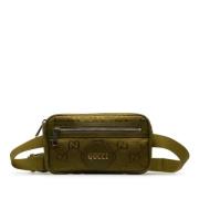 Pre-owned Nylon crossbody-bags Gucci Vintage , Green , Dames