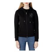 Zwarte Sweatshirt voor Vrouwen Armani Exchange , Black , Dames