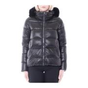 Heren Hooded Jacket met Stretch Inserts Colmar , Black , Dames