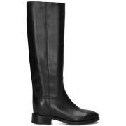 Zwarte Hoge Laarzen Vrouwen Wshm58900bj2b Santoni , Black , Dames