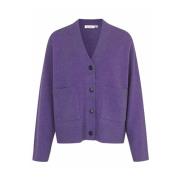 Klassieke Cardigan Meadow Violet Masai , Purple , Dames