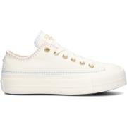 Crafted Stitching Lage Sneakers Converse , White , Dames