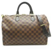 Pre-owned Canvas handbags Louis Vuitton Vintage , Brown , Dames