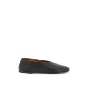 Leren Ballet Flats met Blake Constructie Marsell , Black , Dames