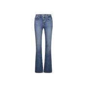 Flare Pijp Denim Broek Fabienne Chapot , Blue , Dames