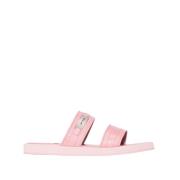 Eenvoudig sandalen korrelig leer By FAR , Pink , Dames