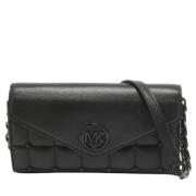 Pre-owned Leather wallets Michael Kors Pre-owned , Black , Dames