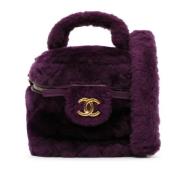 Pre-owned Fur chanel-bags Chanel Vintage , Purple , Dames