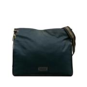 Pre-owned Canvas shoulder-bags Gucci Vintage , Blue , Dames