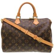 Pre-owned Canvas louis-vuitton-bags Louis Vuitton Vintage , Brown , Da...