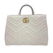 Pre-owned Fabric gucci-bags Gucci Vintage , White , Dames