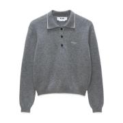 Grijze Trui Msgm , Gray , Dames