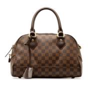 Pre-owned Canvas handbags Louis Vuitton Vintage , Brown , Dames