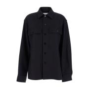 Zwart Shirt Jas Jil Sander , Black , Dames