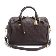 Pre-owned Canvas handbags Louis Vuitton Vintage , Brown , Dames