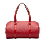 Pre-owned Leather shoulder-bags Louis Vuitton Vintage , Red , Dames