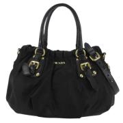 Pre-owned Leather prada-bags Prada Vintage , Black , Dames