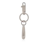 Sleutelhanger met logo Rick Owens , Gray , Unisex