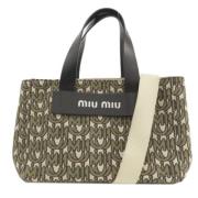 Pre-owned Canvas handbags Miu Miu Pre-owned , Multicolor , Dames