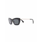 Lnv608S 001 Sunglasses Lanvin , Black , Dames