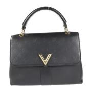 Pre-owned Leather louis-vuitton-bags Louis Vuitton Vintage , Black , D...