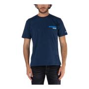 Mykonos Addicted T-Shirt MC2 Saint Barth , Blue , Heren