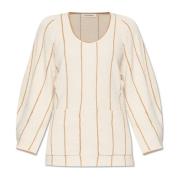 Gestreepte trui Zoita By Herenne Birger , Beige , Dames