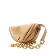 Pre-owned Leather crossbody-bags Bottega Veneta Vintage , Beige , Dame...