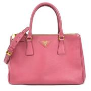 Pre-owned Leather prada-bags Prada Vintage , Pink , Dames