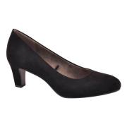 Elegante Bruine Marmerpatroon Schoenen Tamaris , Black , Dames