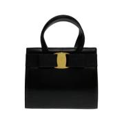 Pre-owned Fabric handbags Salvatore Ferragamo Pre-owned , Black , Dame...