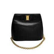 Pre-owned Fabric shoulder-bags Salvatore Ferragamo Pre-owned , Black ,...