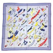 Pre-owned Silk scarves Hermès Vintage , Multicolor , Dames