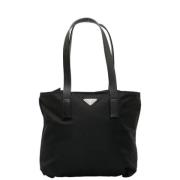 Pre-owned Leather prada-bags Prada Vintage , Black , Dames