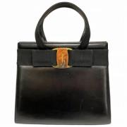 Pre-owned Fabric handbags Salvatore Ferragamo Pre-owned , Black , Dame...