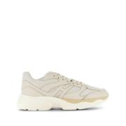 Witte Yoghurt Sneakers Hogan , Beige , Heren