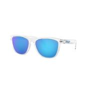 Frogskins Zonnebril Blauw Frame Oakley , Multicolor , Unisex