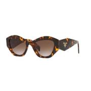 Aviator zonnebril in Havana Brown Prada , Brown , Dames