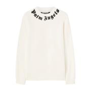 Trendy Sweater Selection Palm Angels , White , Heren